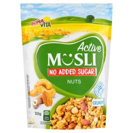 Bonavita Active ropogós müzli dióval 300g