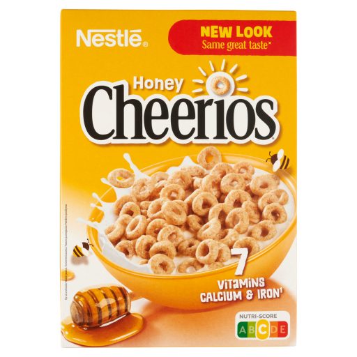 Nestlé Cheerios gabonakarika 375g mézes, ropogós, vitaminokkal és ásv. anyagokkal