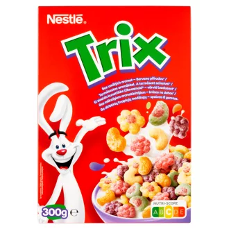   Nestlé Trix gyümölcsös ízű ropogós gabonapehely vitaminokkal és ásványi anyagokkal 300 g
