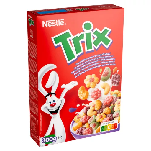 Nestlé Trix gyümölcsös ízű ropogós gabonapehely vitaminokkal és ásványi anyagokkal 300 g