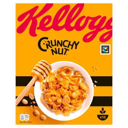 Kellogg's pirított kukoricapehely cukorral, földimogyoróval és mézzel 375 g