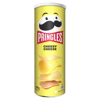 Pringles Cheesy Cheese sajtos ízesítésű sós snack 165 g
