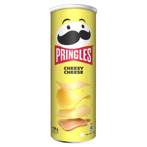 Pringles Cheesy Cheese sajtos ízesítésű sós snack 165 g
