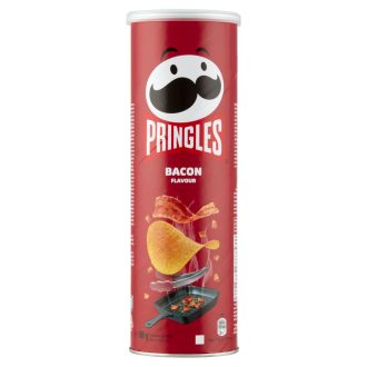 Pringles szalonnás ízesítésű sós snack 165 g