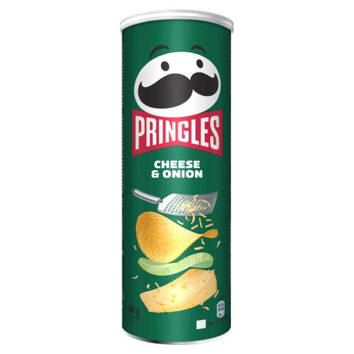 Pringles hagymás-sajtos ízesítésű sós snack 165 g