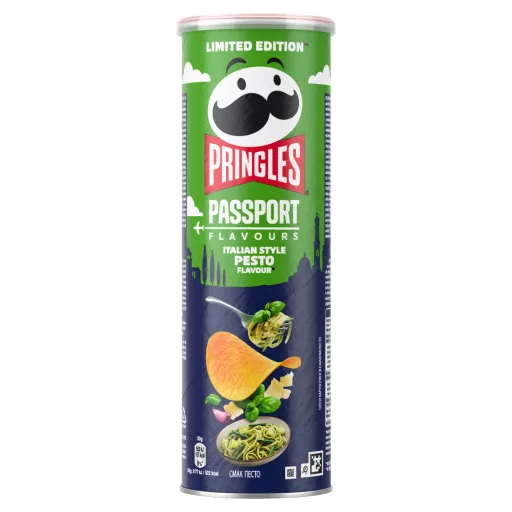 Pringles Passport pesto ízesítésű sós snack 165 g