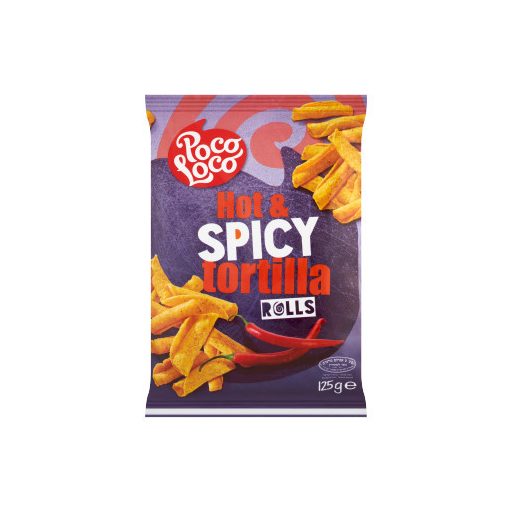 Poco Loco tortilla rolls 125g Hot & Spicy