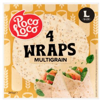 Poco Loco Multigrain tortilla búzalisztből 4 db 245 g