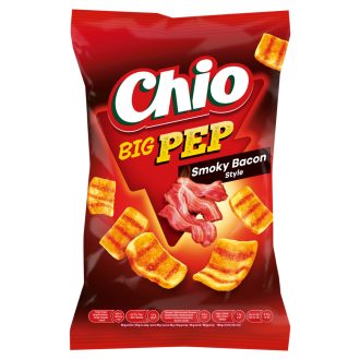 Chio Big Pep Smoky bacon ízű búza-burgonyasnack 65 g
