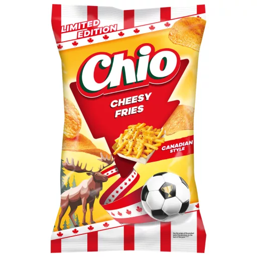 Chio burgonyachips 130g cheesy fries