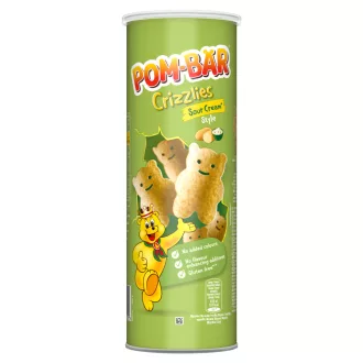   Pom-Bär Crizzlies tejföl és hagyma ízű sült burgonyasnack 155 g