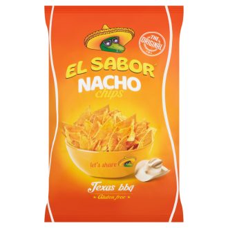 El Sabor barbeque ízesítésű nacho chips 100 g
