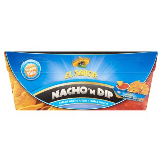   El Sabor Nacho 'N Dip sós nacho chips és salsa szósz 175 g