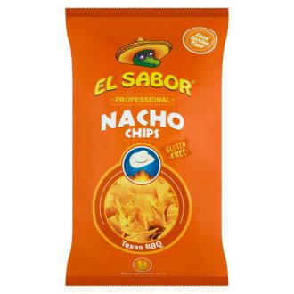El Sabor nacho chips barbeque ízesítéssel 425 g