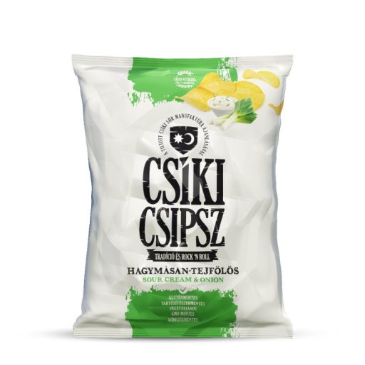 Csíki csipsz 100g Hagymásan-Tejfölös