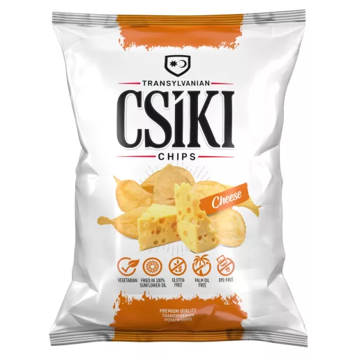 Csíki Csipsz sajtos ízesítésű burgonyacsipsz 60 g
