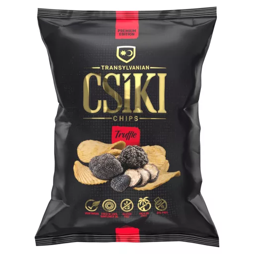 Csíki Csipsz szarvasgomba ízesítésű burgonyacsipsz 60 g
