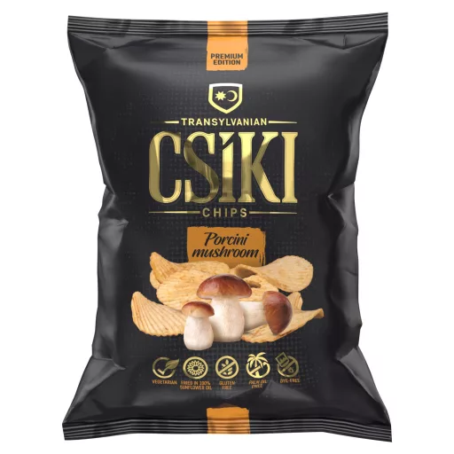 Csíki Csipsz medvegomba ízesítésű burgonyacsipsz 60 g