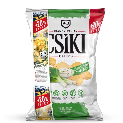 Csíki csipsz 125g+20% hagymás-tejfölös gluténmentes