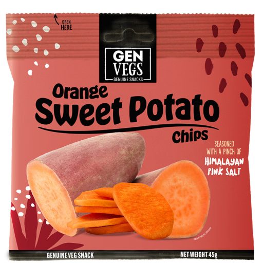 Gen Vegs édesburgonya chips 45g