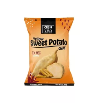 Gen Vegs sárga édesburgonya chips 100g Tex Mex
