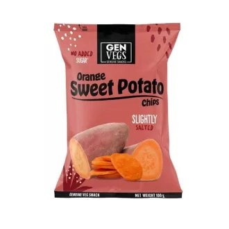Gen Vegs édesburgonya chips 100g Con Sal De Himalaya
