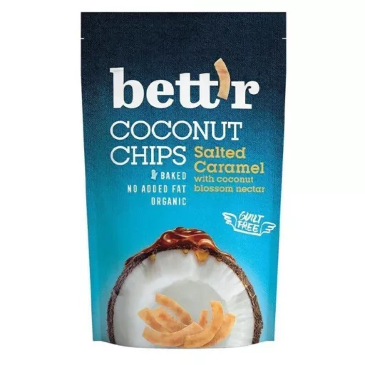 Bett'r kókusz chips70g sós-karamell bio