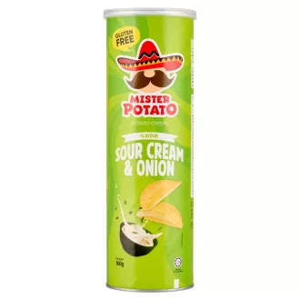 Mister Potato chips 160g hagymás-tejfölös gluténmentes