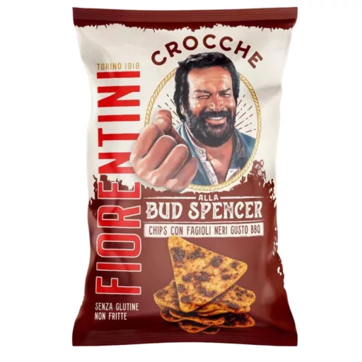 Bud Spencer ropogós chips babbal és burgonyával, BBQ ízesítéssel