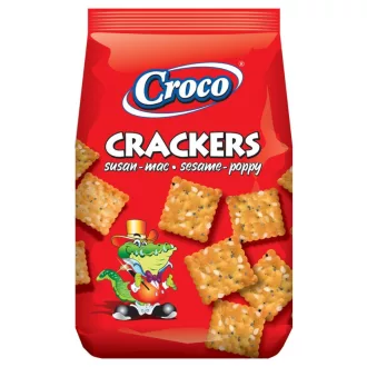 Croco kréker 100g szezám-sós-mákos