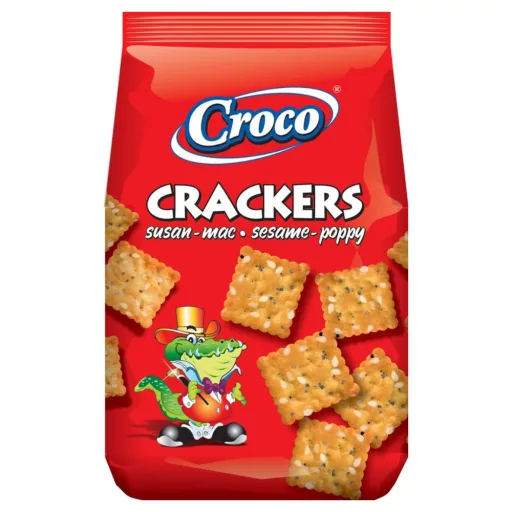 Croco kréker 100g szezám-sós-mákos