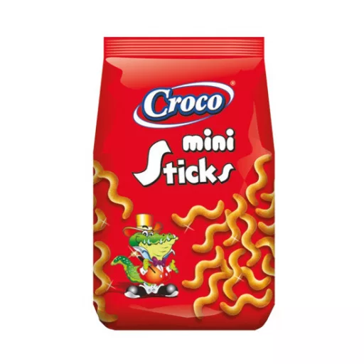 Croco kréker 100g mini sticks sós