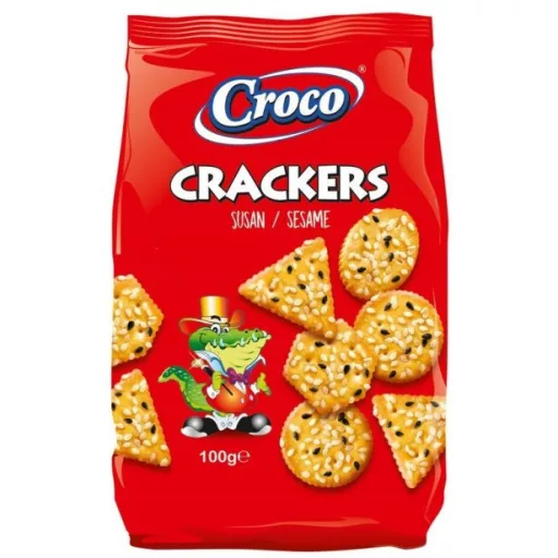 Croco kréker 100g szezámmagos