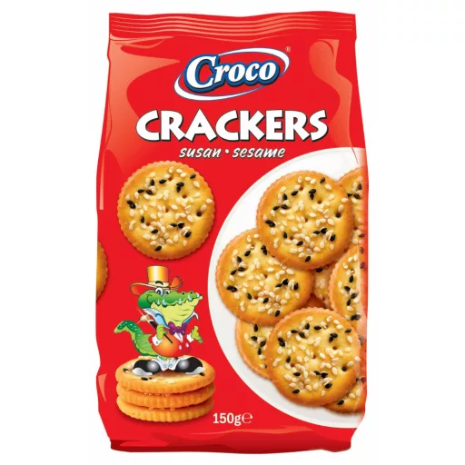 Croco kréker 150g szezámmagos