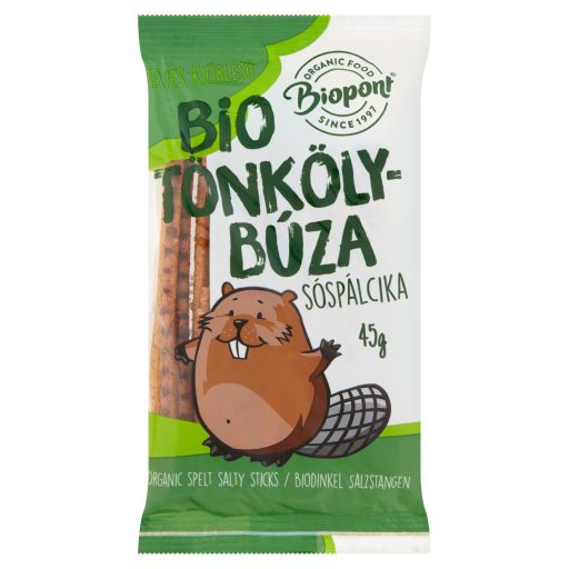 Biopont BIO teljes kiőrlésű tönkölybúza sóspálcika 45 g