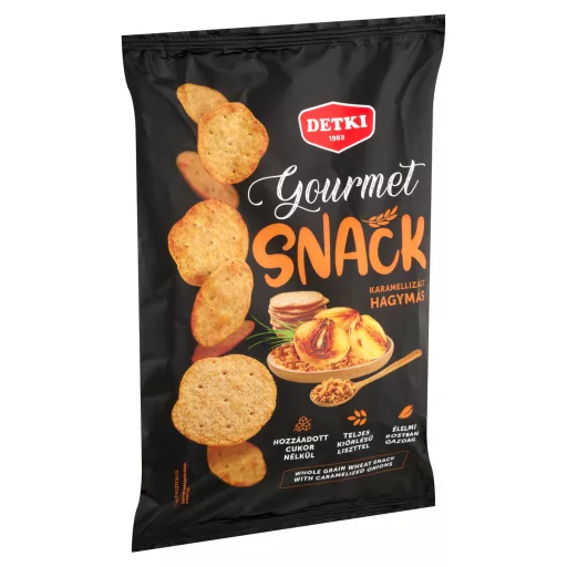 Detki Gourmet Snack 100g karamellizált hagymás