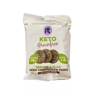   Rosten Keto Seedsnack magfalat 70g 16db szezám- és lenmagos gluténmentes