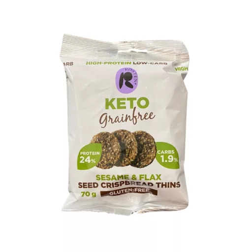 Rosten Keto Seedsnack magfalat 70g 16db szezám- és lenmagos gluténmentes