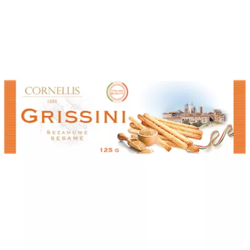 Cornellis grissini rudak 125g sesame