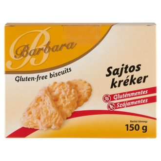 Barbara kréker 150g sajtos gluténmentes