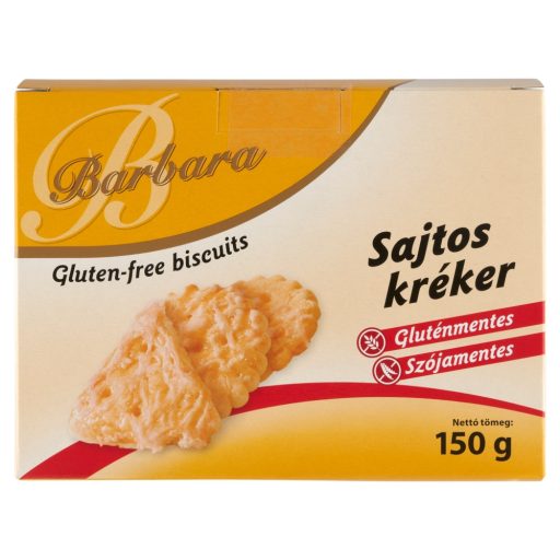 Barbara kréker 150g sajtos gluténmentes