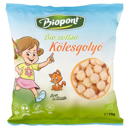 Biopont gluténmentes bio sótlan kölesgolyó 75 g