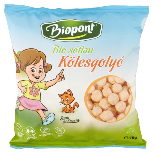 Biopont gluténmentes bio sótlan kölesgolyó 75 g
