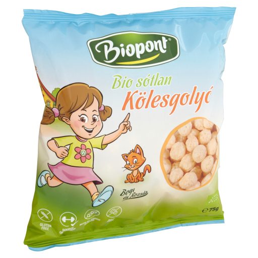 Biopont gluténmentes bio sótlan kölesgolyó 75 g