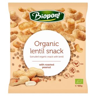   Biopont bio gluténmentes extrudált lencse földimogyoróval 60 g