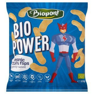   Biopont Bio Power Bio gluténmentes kukorica snack enyhén sós 55 g