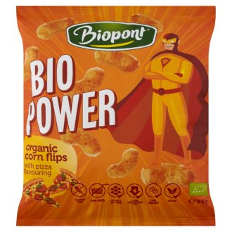   Biopont Bio Power Bio gluténmentes kukorica snack pizza ízesítéssel 55 g