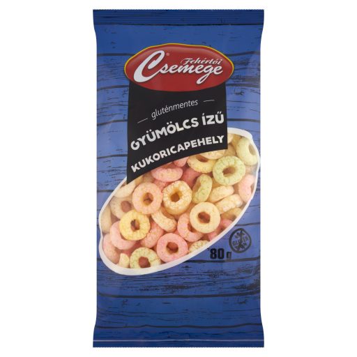 Fehértói Csemege gluténmentes gyümölcs ízű kukoricapehely 80 g
