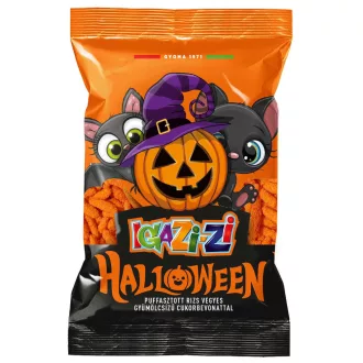   Igazi-zi puffasztott rizs 35g vegyes gyümölcsízű cukorbevonattal Halloween