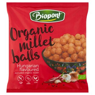   Biopont gluténmentes magyaros ízesítésű bio kölesgolyó 75 g